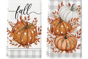 Artoid Mode Buffelkaro Kürbisse Herbst 42x65 cm 2-pack Diskhanddukar