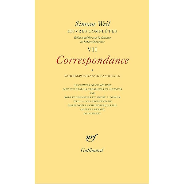 洋書 Simone Weil oevres completes VI Cahiers Amazon.com: Œuvres complètes: Cahiers (1933 - Septembre 1941) 1 (6