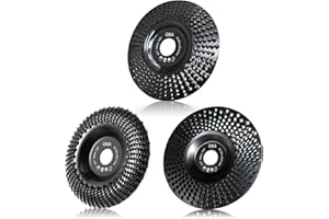 OBA Disque Bois Meuleuse 125mm, 3 Pièces Disques de Meulage pour Façonner, Meuler et couper. Roues pour Meuleuse d'angle