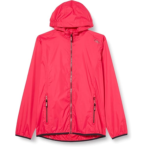 Giacca Pioggia Bambini CMP - Impermeabile, Antivento, Con Cappuccio, Taglia 46 Ragazza - Foto 7