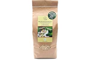 ‎BIO-MANUFAKTUR ERBER 100% NATUR Bio-Buchweizenkörner 1000 g, "glutenfrei" zertifiziert, keimfähig, schonend geschält ohne Wärmezufuhr und in Oberbayern/Deutschland angebaut, Demeter Landwirtschaft