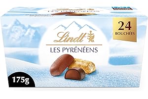 Lindt - Ballotin LES PYRÉNÉENS - Assortiment de Chocolats au Lait et Noirs - Frais et Fondants - Idéal pour Noël, 175g