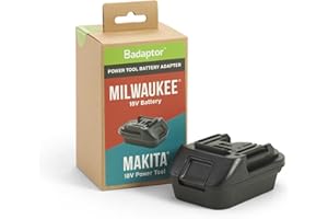 Badaptor MIL-MAK - 18V battery adapter converts MilWaukee batteries to be compatible with Makita tools