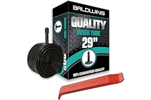 29" Baldwins Cycle/Bike Inner Tube 29" x 2.20 to 2.50 (Fits any 2.20, 2.25, 2.30, 2.35, 2.40 Tyre) Schrader/Car Type Valve & BALDY'S TYRE LEVER
