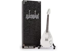 AXMAN Brian Jones - The Rolling Stones Réplique de guitare miniature - Cadeaux de musique - Ornement fait à la main