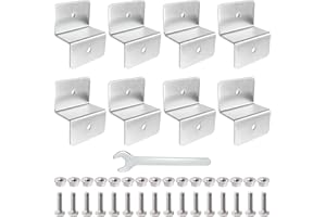 LBING Solarmodul Halterung 8STK Z-Halter Aluminium Befestigung Solar Panel für Montage Solarpanel Dachmontage für flachdach Wohnmobile Boote Dächer Wände