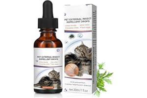 NAILPRETTY 30ml Zeckenschutz für Hunde und Katzen, Effektiver Floh und Zeckenschutz mit Sofortwirkung, Einfache Anwendung mit Spot On, Ideal für Haushalt Pflege