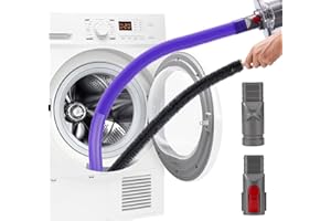 AiLomey Boquilla Flexible para Dyson V11, V10, V12, V15, V8, V7 Aspiradora, Tubo Flexible para Dyson V6, Elimina Pelusas de Secadoras, Salidas de Aire y Coches