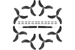 Craznick Propellers for DJI Avata 2 Replacement Prop Blades Low Noise 3032S Wings for DJI Avata 2 Drone Accessories Exclusive Screws & Screwdrivers 8 Pcs Black