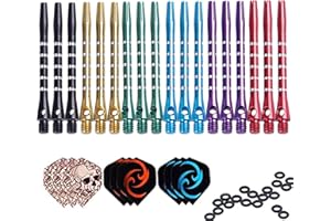 DAHI Accessoires pour fléchettes - Ailettes de fléchettes avec protection anti-vol