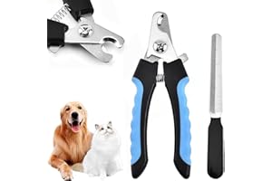 LauCentral Coupe Ongles Chien pour Coupe Griffes Chien Et Coupe Ongle Cha-Coupe Ongle pour Chien ou Chat avec Cran de Sécurité