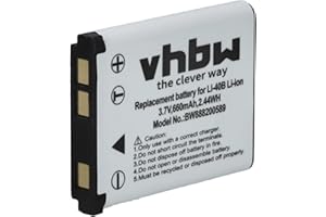 ‎VHBW vhbw Akumulator pasujący do Panasonic KX-TCA285, KX-TCA385, KX-UDT121, KX-UDT131 bezprzewodowy telefon stacjonarny (660 mAh, 3,7 V, litowo-jonowy)