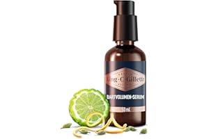 ‎KING C. GILLETTE King C. Gillette Bartvolumen-Serum für Männer, Vollerer und Dichterer Bart in 14 Tagen, mit Dem Charakteristischen Duft von King C. Gillette, 50 ml