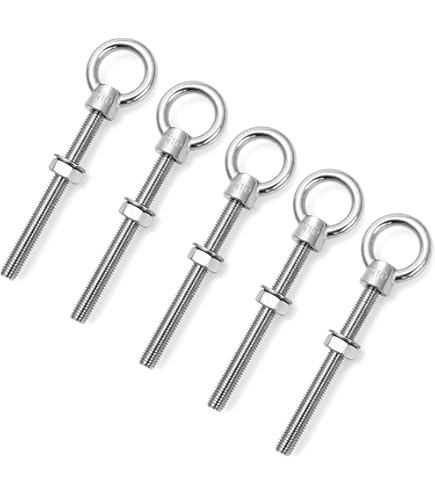 Bulloni 1/4 X 1 Pollice 25 Bulloni Lag Testa Esagonale In Acciaio Inox 316 - 1/4 X 1, Grado Marino, Per Legno E Esterno Viti Lag Testa Esagonale