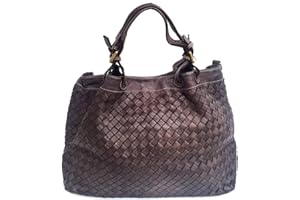 Superflybags Borsa a Mano In Vera Pelle Vintage IN ENTRAMBI I LATI modello NADA PLUS Made In Italy