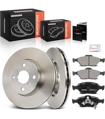PowerSport Bremsen-Kit Hinten Für Toyota Prius V & Mirai – Keramik-Beläge & Gebohrte/schlitzige Rotoren