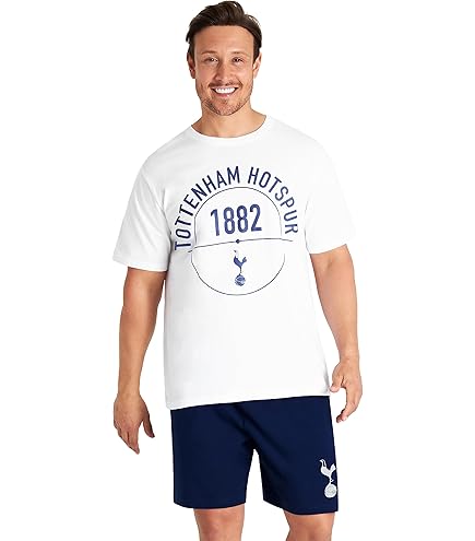 Manchester City FC Officiel Ensemble De Pyjama Court Thème Football