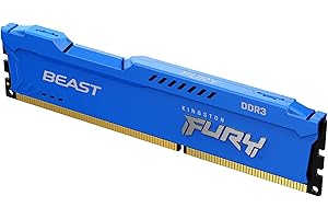 Kingston FURY Beast Azul 8GB 1600MHz DDR3 CL10 Memoria para Ordenadores de sobremesa Módulo único KF316C10B/8