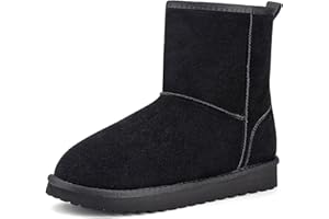 Mishansha Damen Winterschuhe Warm Gefüttert Winterstiefel