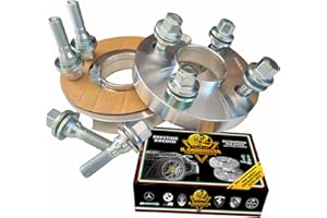 IGP IL GOMMISTA PROFESSIONISTA IGP 2 Entretoises de roue 12 mm compatibles avec Peugeot 206/CC de 2001> - 206 Plus de 2009> - 207/CC de 06 à 2015-208 I II de 2012> - 307 & 308 de 2003 à 2013 + boulons coniques