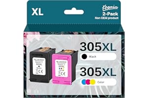 KOGAIN 305XL Rigenerata Cartucce Sostituzione per HP 305 XL Cartucce Nero e colori per HP DeskJet 2710 2720 DeskJet Plus 4100 4110 4120 4130 Envy 6010 6020 6030 Envy Pro 6420 6430