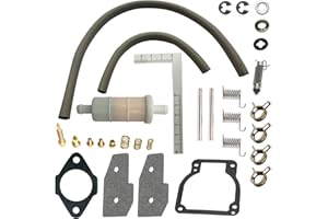 Trucktok 18-7750-1 Carburetor Rebuild Kit Gasket Many Mercury Mariner Outboards Boat Motor Parts Replacement for 1395-8236354（Pack of 1）