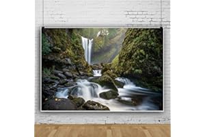 Ttincceer 300x250cm Canyon Landschaft Hintergrund Wasserfall Stream Channel Fotografie Hintergrund Tropischer Regenwald Natürliche Landschaft Fotografie Hintergrund Photo Booth Prop