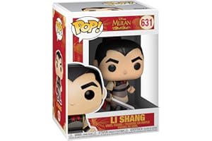 Funko Pop! Disney: Mulan - Li Shang - Mulán - Figura de Vinilo Coleccionable - Idea de Regalo- Mercancia Oficial - Juguetes para Niños y Adultos - Movies Fans - Muñeco para Coleccionistas
