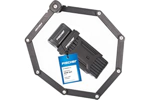 Fischer składane zapięcie z uchwytem i 2 kluczami bezpieczeństwa