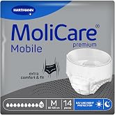 MoliCare Mobile Incontinence 10 Drops Size M, 14 pcs | High absorption and anatomical fit for reliable and comfortable protec