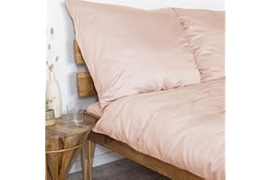 ‎AGA.PIE AGAPIE - Bambus Lyocell Kopfkissenbezug 80x80 cm - Alt-Rosa, 100% Bio Oeko-Tex 100, für Allergiker, Antibakteriell, Ganzjahres-Bettwäsche, Atmungsaktiv, Geruchshemmend, Besonders sanft