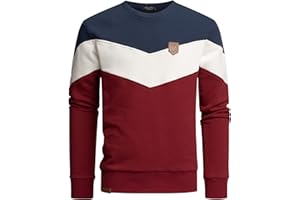 Amaci&Sons Herren Basic College Sweatjacke Pullover Hoodie Sweatshirt 4064