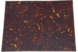 Kaish 25 x 20 cm, chitarra acustica battipenna autoadesivo foglio battipenna materiale, 10 colori disponibili, DarkTortoise