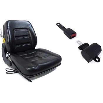VEVOR Sedile per Carrello Elevatore Trattore Coprisedile Pieghevole per