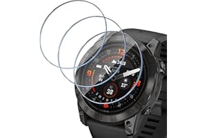 Wonsoso Schutzfolie Kompatibel mit Garmin Fēnix 7X Pro/Epix Pro 51mm für Panzerglas, 3 Stück 9H Härte Displayschutz, Anti-Kratzen Anti-Bläschen Panzerfolie, HD Displayschutzfolie Panzer Schutz Glas