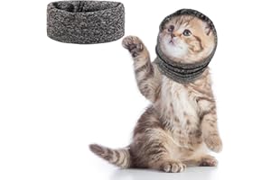 EASY JOY Ohrenschützer Hund, Ohrenschützer für Hunde, Lärmschutz, Warmer Hals und Ohren des Hundes, angenehmes Tragegefühl, Linderung von Angstzuständen, beruhigender Gehörschutz für Hunde, Grau S