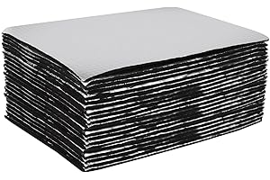 YOUNTHYE 35PCS Car Sound Deadening Mat, 25cm x 18cm Self Adhesive Sound Deadening Sheets 5mm Thick, Foil Insulation Sheet for Automotive Noise and Heat Insulation