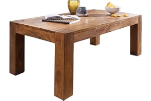 FINEBUY MÖBEL ZUM WOHLFÜHLEN FineBuy Stolik z litego drewna 110x40x60 cm Stolik w stylu wiejskim | Stół do salonu Elegant Big | Projektant tabeli End