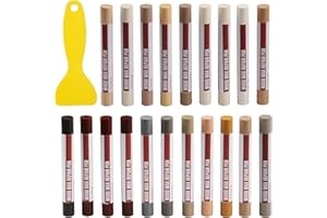 YIEMI Wood Filler Stick, 20 Farben Holzreparaturstifte, Holzmöbelmarker für die Reparatur von Holzböden, Schränken und Brettern(Gemeinsame Reihe)