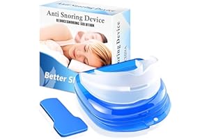 7STARLAKE Anti Schnarch Mundstück, Wirksame Schnarchstopper-Aufbissschiene, Nachtaufbissschienen für Männer und Frauen zur Verhinderung von Zähneknirschen und Schnarchen Snoring Stopper