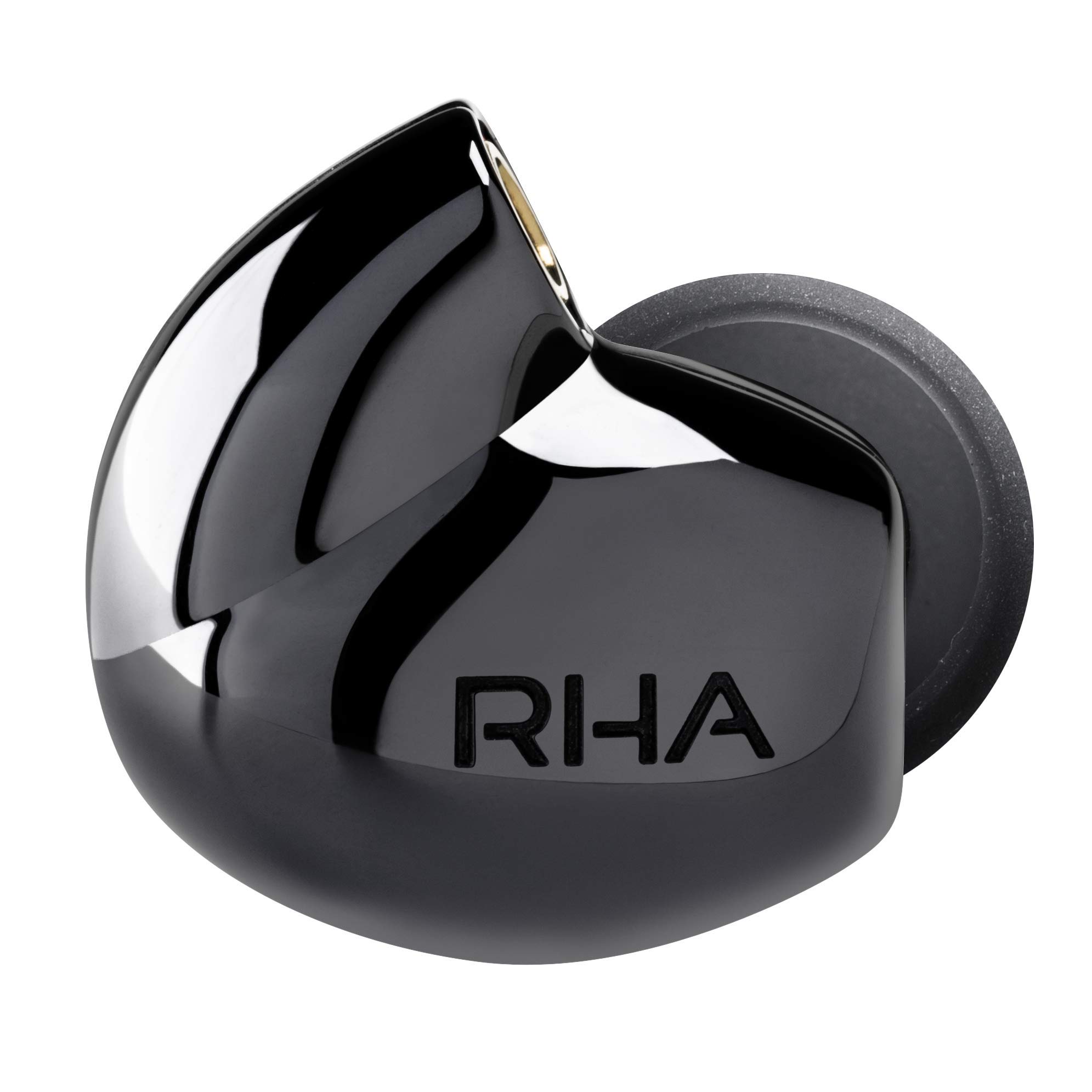 RHA CL2 Planar In-Ear Headphones: HiFi Planar Magnetic Driver IEM with Bluetooth Wireless Neckband Black, regular size