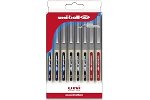 ‎UNI-BALL uni-ball Etui 8 Roller Flüssigtinte UB-157 Grundfarben