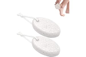 FLZONHUT Pietra Pomice Naturale,2 Pezzi Lava Pedicure Cura dei piedi,Pietra Pomice Cura del Piede Foot Care Scruber Esfoliante e Rimozione Calli Usato Pietra Lavica Naturale per la Cura Dei Piedi