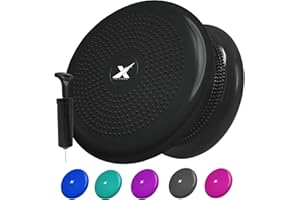 XN8 Sports Wobble Cushion Non-Slip Inflatable Board - Balance Cushion with Pump for Core Training-Fitness- Exercise-Posture-Agility-Gym-Workouts-Yoga - Sensory Cushion for Chair