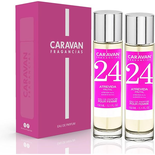 Caravan Damenduft Nr. 24 – 3 X 150 Ml, Blumig-fruchtig Mit Apfel, Jasmin & Moschus
