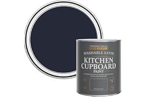 Rust-Oleum Blue Scrubbable Kitchen Cupboard Paint in Satin Finish - Odyssey 750ml