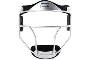 Champion Sports Softball ansiktsmask – slitstarkt fälder-huvudskydd – premium sporttillbehör för inomhus och utomhus – magnesium eller stål i flera färger och storlekar