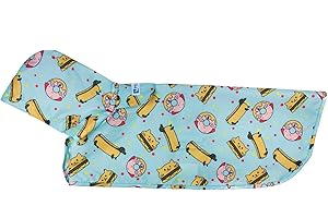 RC Pet Products Packable Rain Poncho, Dog Coat, XX-Large, Cheat Day