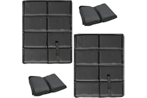 FortuneGlobe Tapis Siège Extérieur 2pcs,Coussins de siège Thermique Mousse,avec 2 Sacs de Rangement, Coussin Chaud Portable,Convient pour Les Voyages en Plein air, Le Pique-Nique, la Randonnée