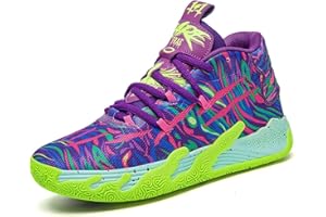 MANZOOR Zapatillas de Baloncesto para Hombre Mujeres clásicas Suela Casuales Moda Zapatos Deporte Antideslizantes,Fitness, Caminar, Informales